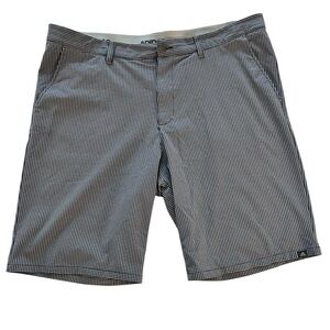 adidas Men's Blue and Grey Checkered‎ Shorts Size 40